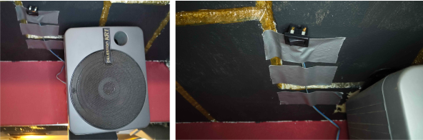 Äußerer Lautsprecher ausstellen